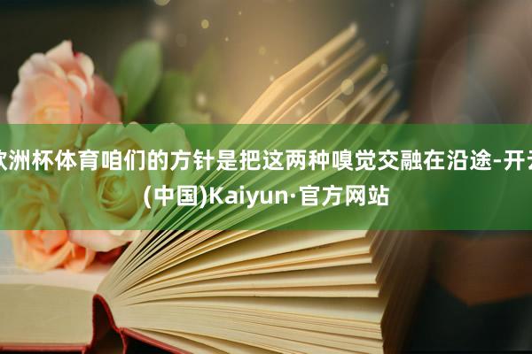 欧洲杯体育咱们的方针是把这两种嗅觉交融在沿途-开云(中国)Kaiyun·官方网站